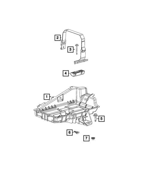 Battery, Battery Tray and Cables for 2020 Chrysler Pacifica #10