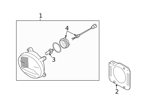 Bulbs - Chassis for 2000 Subaru Impreza #1