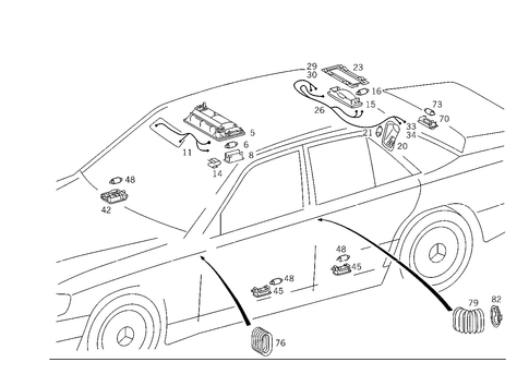 Interior Lamp for 1986 Mercedes-Benz 300E #3