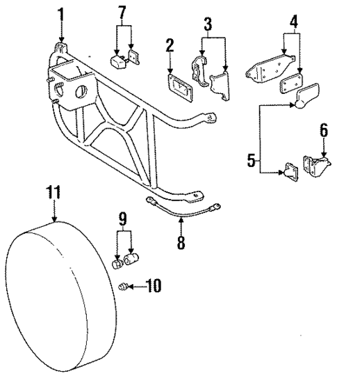 Carrier & Components for 1988 Jeep Cherokee #0