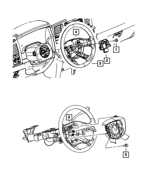 Steering Wheel for 2008 Dodge Ram 3500 #1
