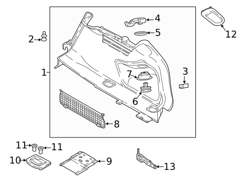 Interior Trim - Rear Body for 2024 Audi RS5 #1