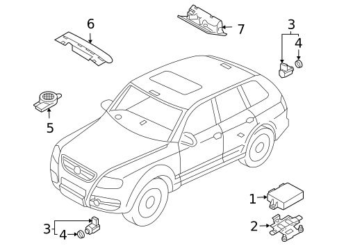 Parking Aid for 2010 Porsche Cayenne #0