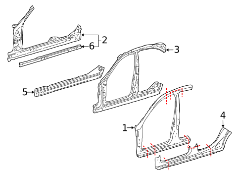 Rocker for 2013 Mercedes-Benz E400 #0