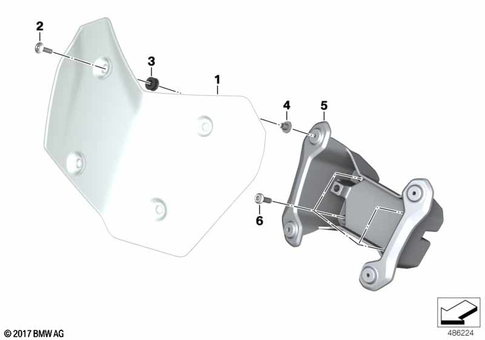 Motorcycle Trim Section, Windshield for 2024 BMW-Motorrad F 900 GS Adventure #6