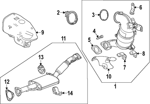 Exhaust Components for 2025 Buick Encore GX #0