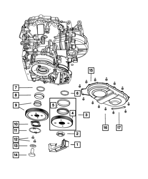 Gear Train for 2009 Dodge Grand Caravan #0