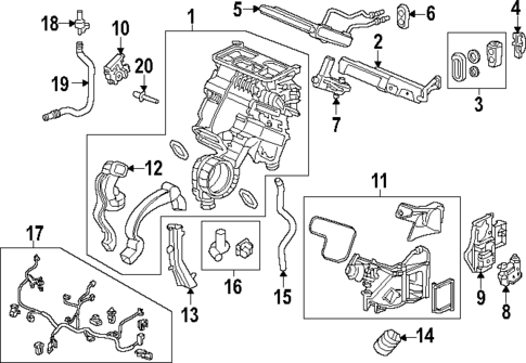 Blower Motor & Fan for 2024 Honda Pilot #2