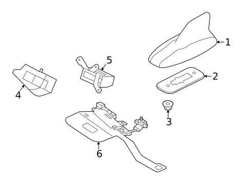 Antenna & Radio for 2019 Land Rover Range Rover Sport #0