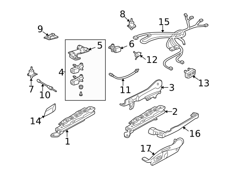 Tracks & Components for 2001 Buick Century #1