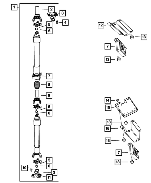 Drive Shaft for 2010 Dodge Ram 2500 #0