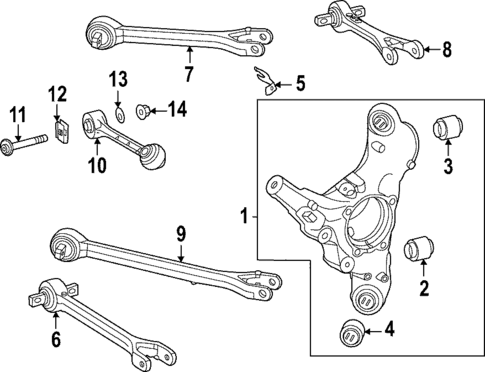 Rear Suspension for 2024 Mercedes-Benz SL43 AMG #0