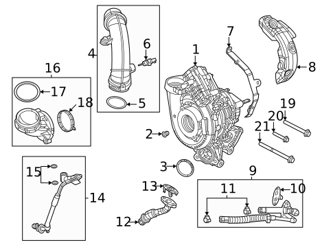 Turbo Charger for 2022 Jeep Wrangler #0