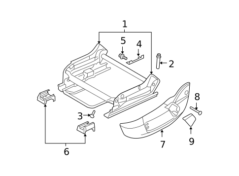 Tracks & Components for 2006 Dodge Magnum #1