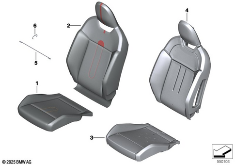 Front Seat for 2024 Mini Countryman SE ALL4 #1