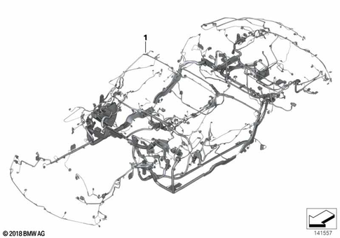Main Wiring Harness for 2005 BMW 328i #1
