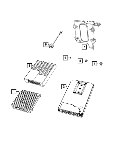 Radio, Antenna, Speakers, DVD and Video systems for 2019 Chrysler Pacifica #3
