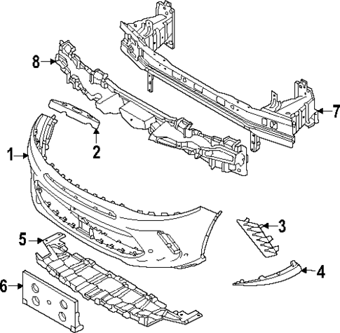 Bumper & Components - Front for 2025 Dodge Hornet #0