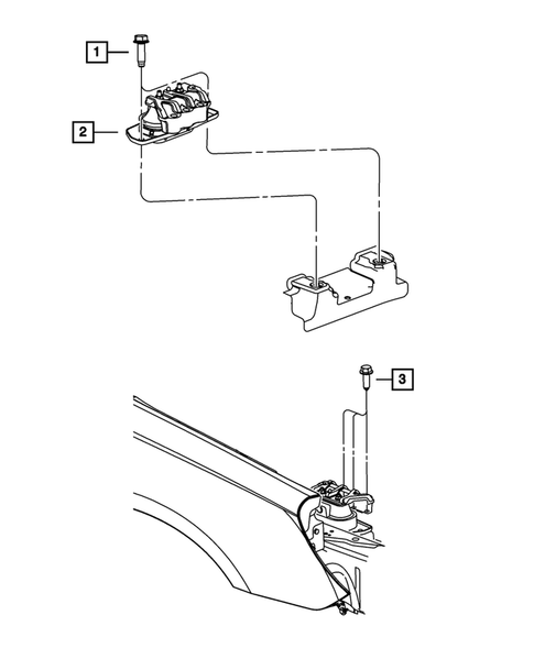 Engine Mounting for 2010 Dodge Journey #7