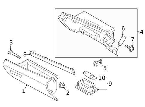 Glove Box for 2016 Kia Optima #0