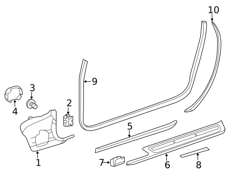 Interior Trim - Pillars for 2019 Mercedes-Benz SLC43 AMG #1