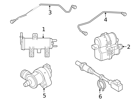 Emission Components for 2007 Volvo V50 #0