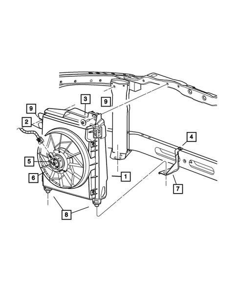 Air Conditioner and Heater Plumbing for 2005 Dodge Ram 1500 #1