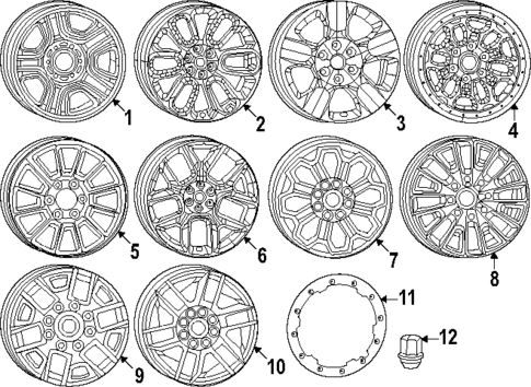 Wheels for 2025 Ram 1500 #1