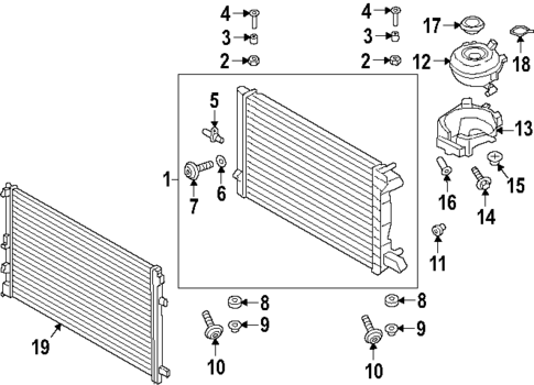 Radiator & Components for 2024 Porsche Cayenne #0