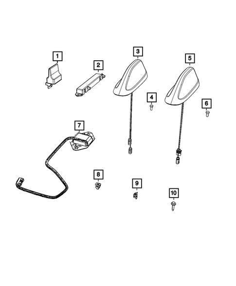 Radio, Antenna, Speakers, DVD, and Video systems for 2021 Ram 1500 #3