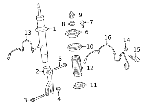 Struts & Components for 2024 BMW X6 #4