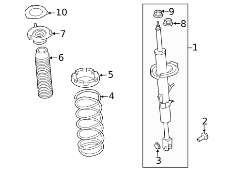 Suspension Components for 2010 INFINITI M45 #3