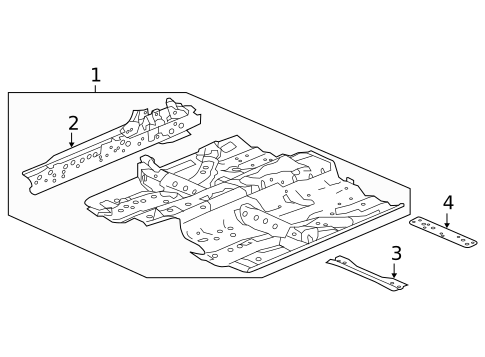 Floor & Rocker for 2014 Honda Accord #1