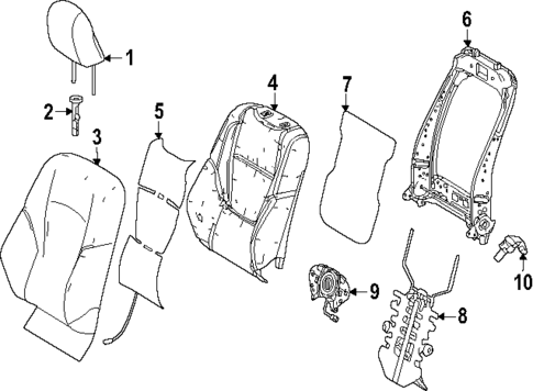 Driver Seat Components for 2025 Toyota Land Cruiser #2