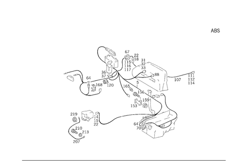 Anti-Lock Braking System (Abs) and Automatic Locking Differential (Asd) for 1989 Mercedes-Benz 300TE #1