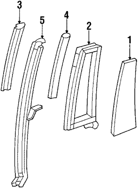 Vent Glass for 1984 Buick Electra #0