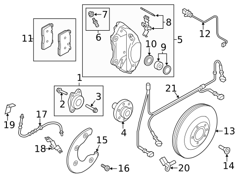 Brake Components for 2017 Audi Q5 #0