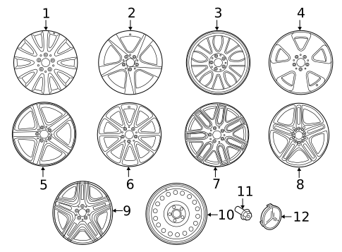 Wheels for 2019 Mercedes-Benz GLE63 AMG S #1