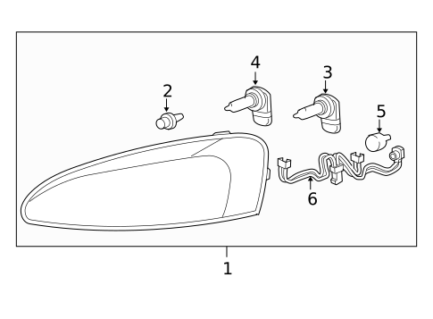 Bulbs - Chassis for 2008 Pontiac Grand Prix #0