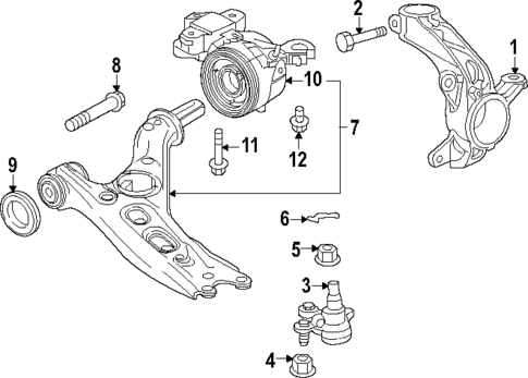 Suspension Components for 2024 Honda CR-V #1