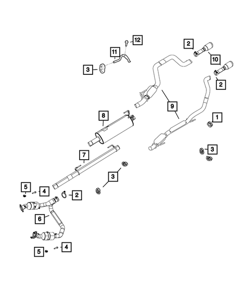 Exhaust System for 2015 Ram 1500 #0