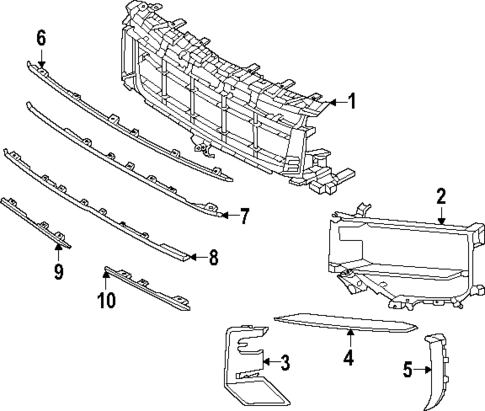 Grille & Components for 2024 Porsche Cayenne #2