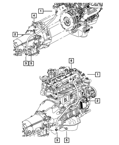 Case, Extension, Oil Pan, and Indicator (Dipstick) for 2008 Dodge Nitro #6
