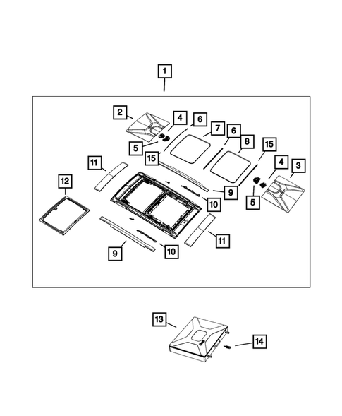 Sunroof for 2016 Jeep Renegade #1