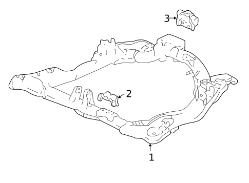 Suspension Mounting for 2004 Honda Civic #1