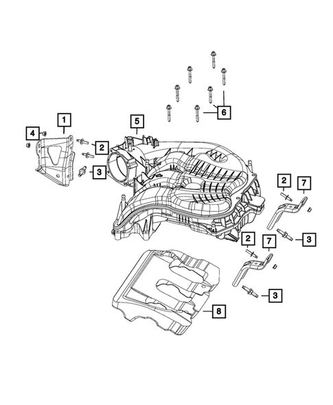 Manifolds and Vacuum Fittings for 2023 Ram ProMaster 2500 #0