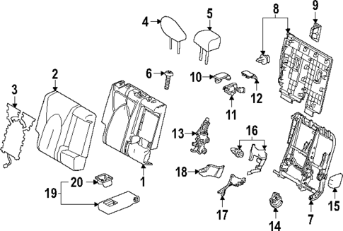 Second Row Seats for 2025 Toyota Grand Highlander #0