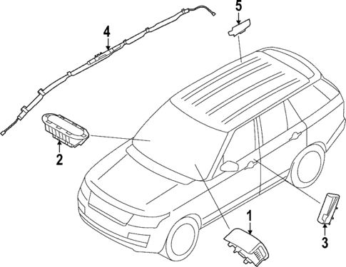 Air Bag Components for 2023 Land Rover Range Rover #0