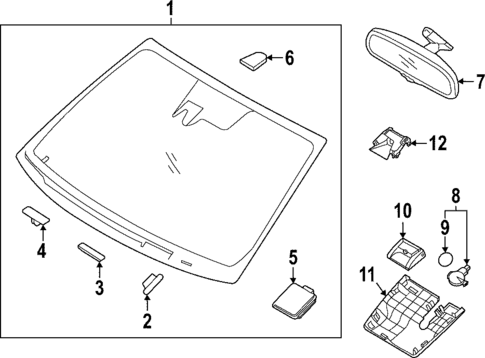Wipers for 2022 Hyundai Sonata #1
