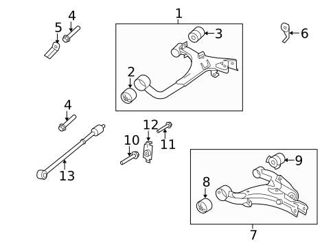 Rear Suspension for 2007 Land Rover Range Rover Sport #1